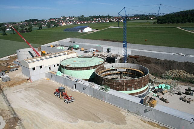 Biogasanlagen Baustelle