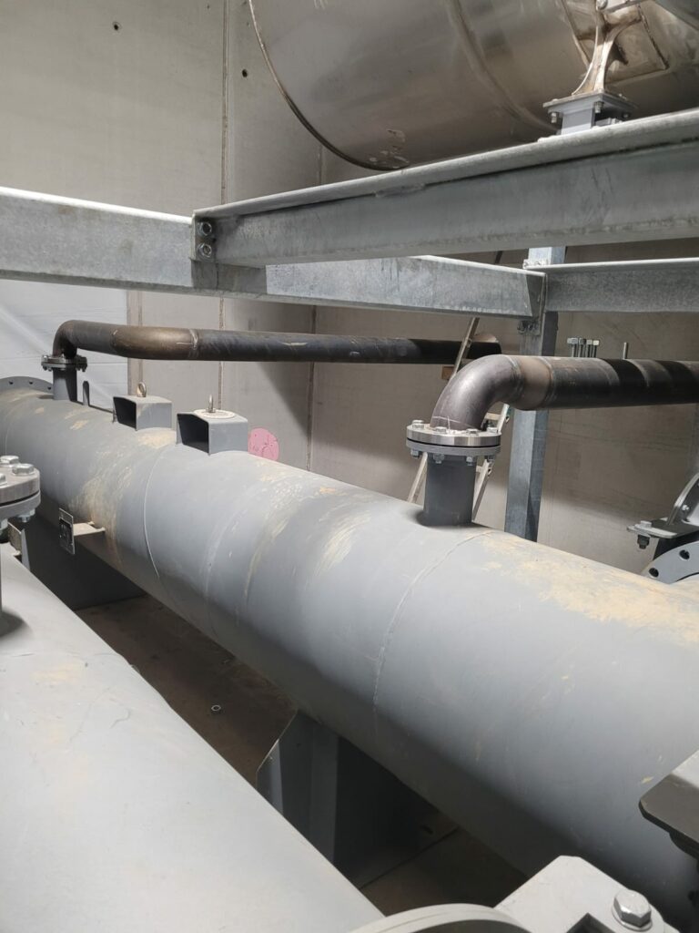BIogasanlage Verrohrung