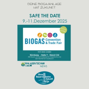 BiogasConvention 2025 - Safe the date!