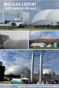 Biogas liefert