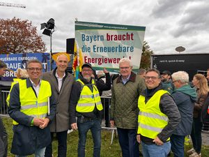 Impressionen von der Demonstration für Erneuerbare Energien in Berlin